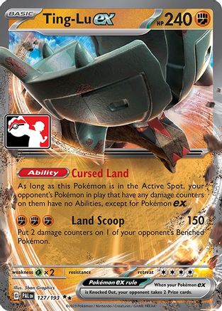 Ting-Lu ex 127/193 - Holofoil Prize Pack Series Cards - Double Rare
