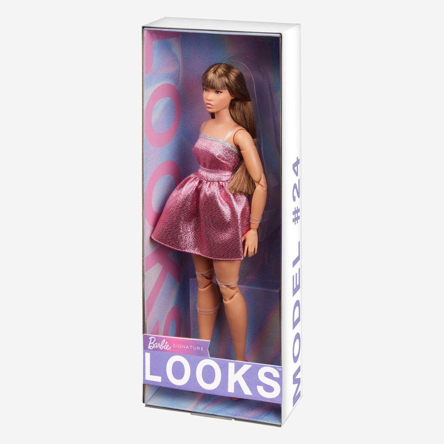Barbie Looks Doll #24 (Curvy. Long Brown Hair)