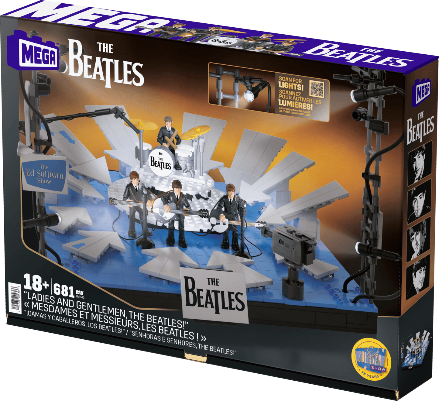 MEGA Showcase The Beatles 'Ladies and Gentlemen. The Beatles!' Building Toy Kit