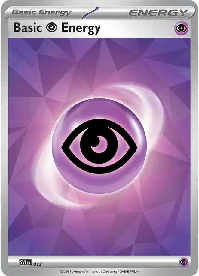 Basic Psychic Energy - 013 (013) (Holofoil) [SVE: Scarlet & Violet Energies]