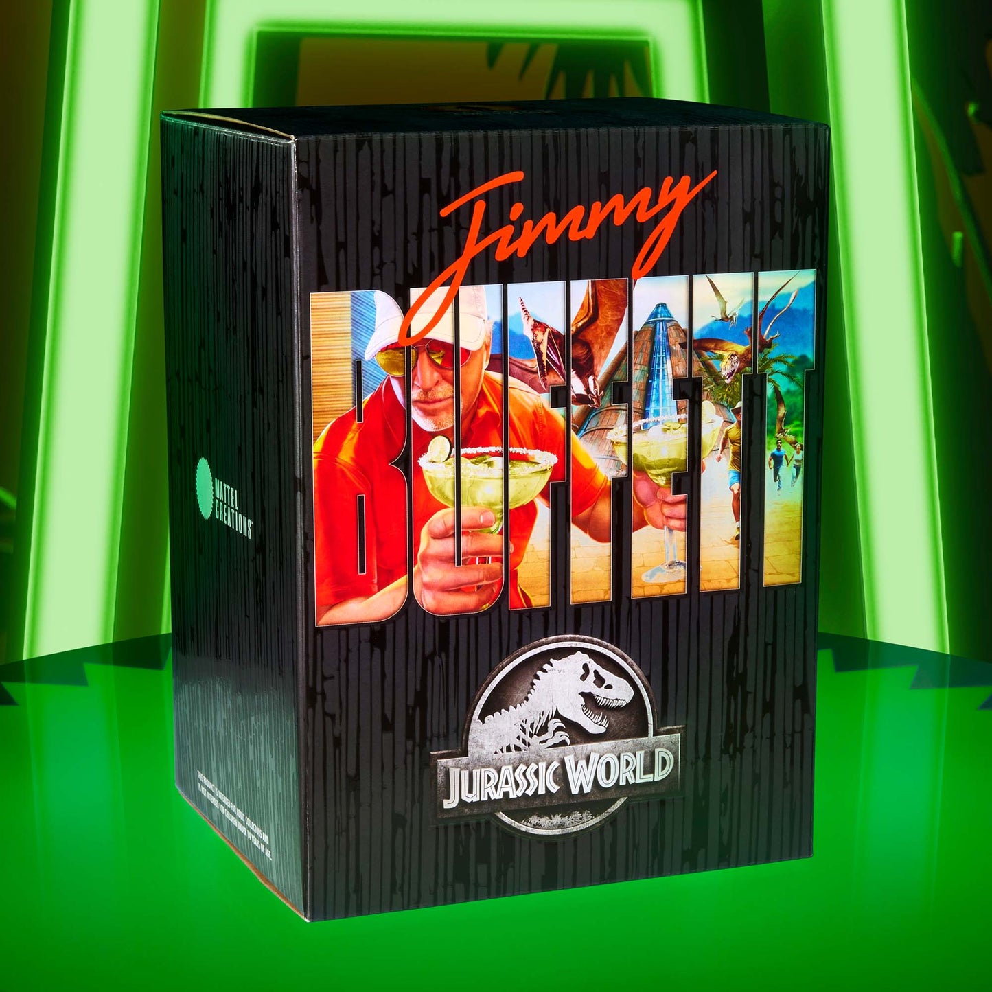 Jurassic World Hammond Collection Bubbles Up Jimmy Buffett Figure