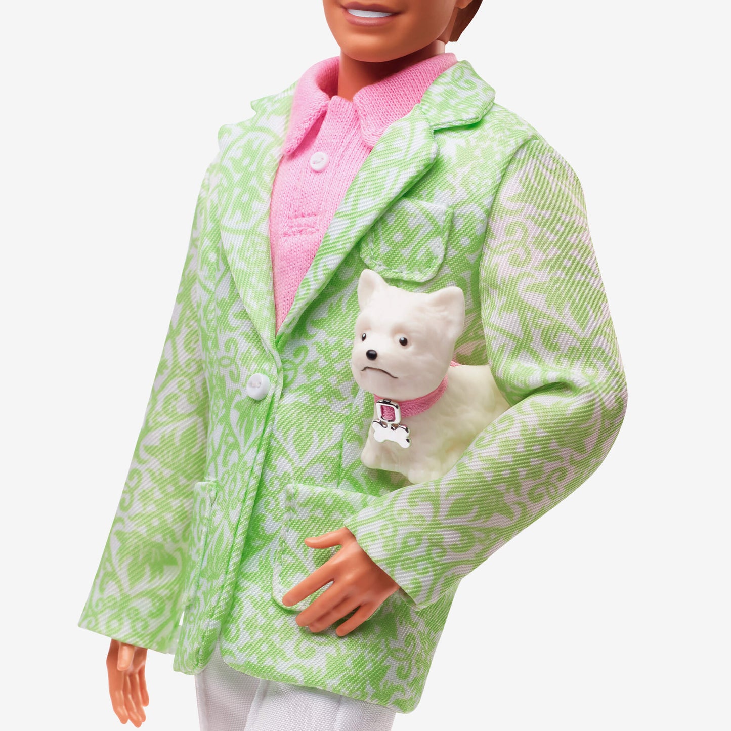 Sugar's Daddy Ken Doll in Pastel Suit With Dog – Barbie The Movie