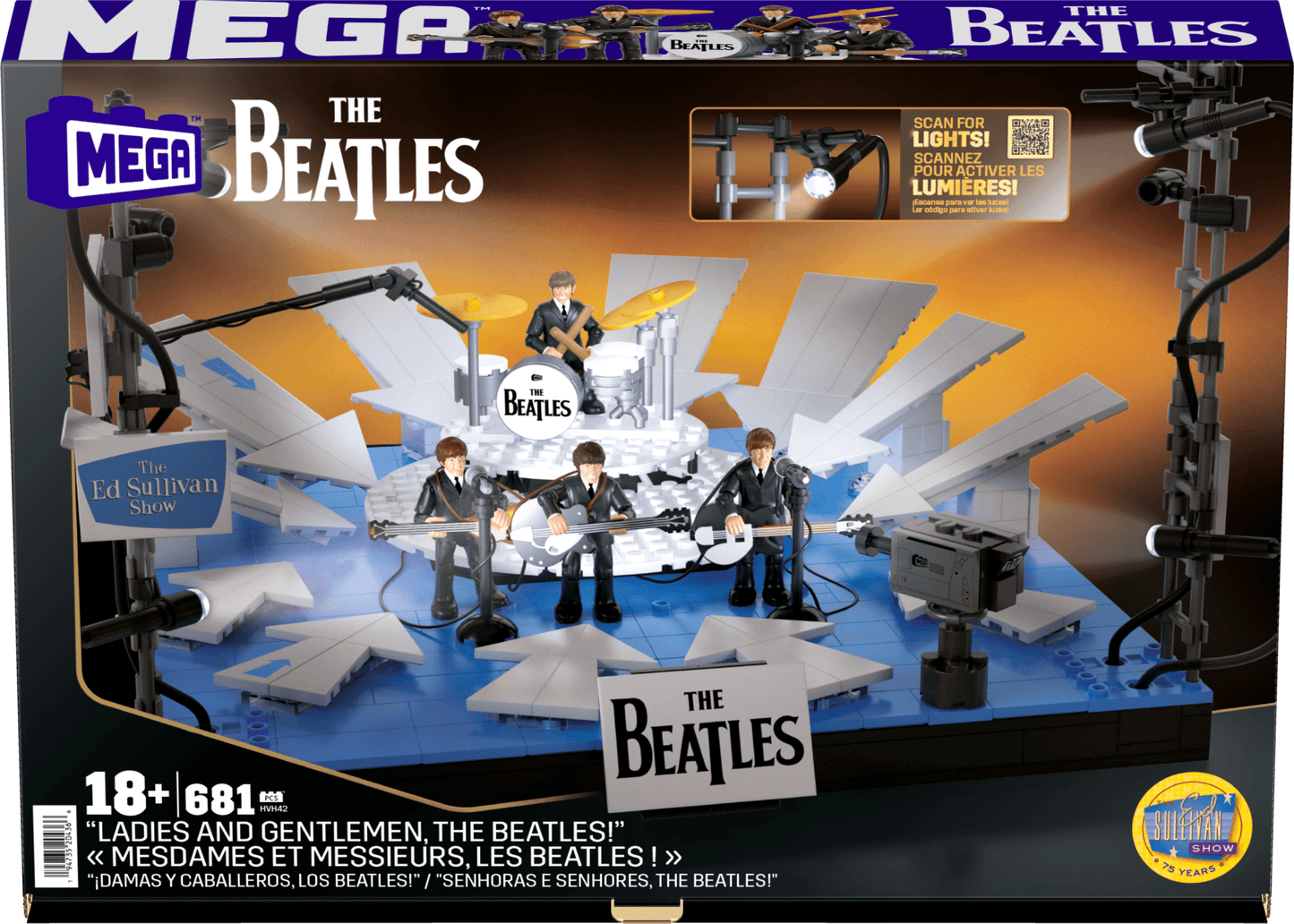 MEGA Showcase The Beatles 'Ladies and Gentlemen. The Beatles!' Building Toy Kit