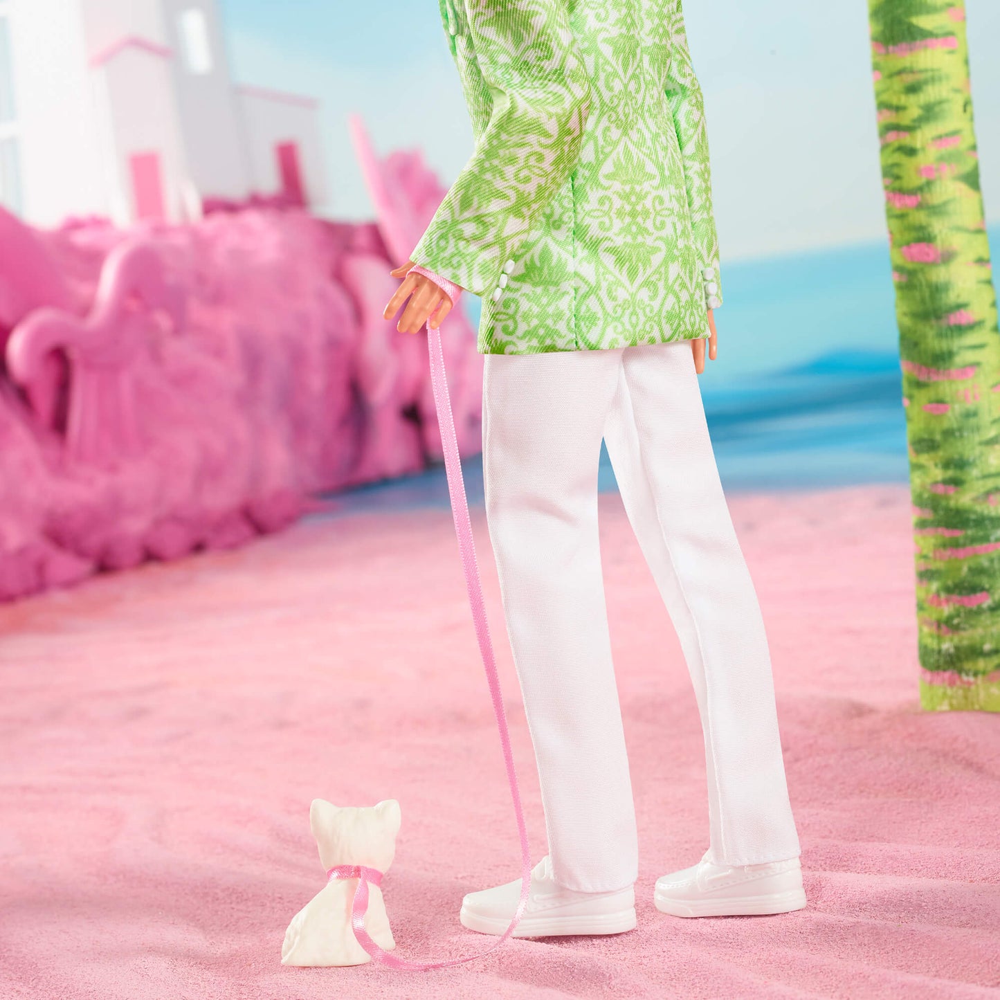 Sugar's Daddy Ken Doll in Pastel Suit With Dog – Barbie The Movie