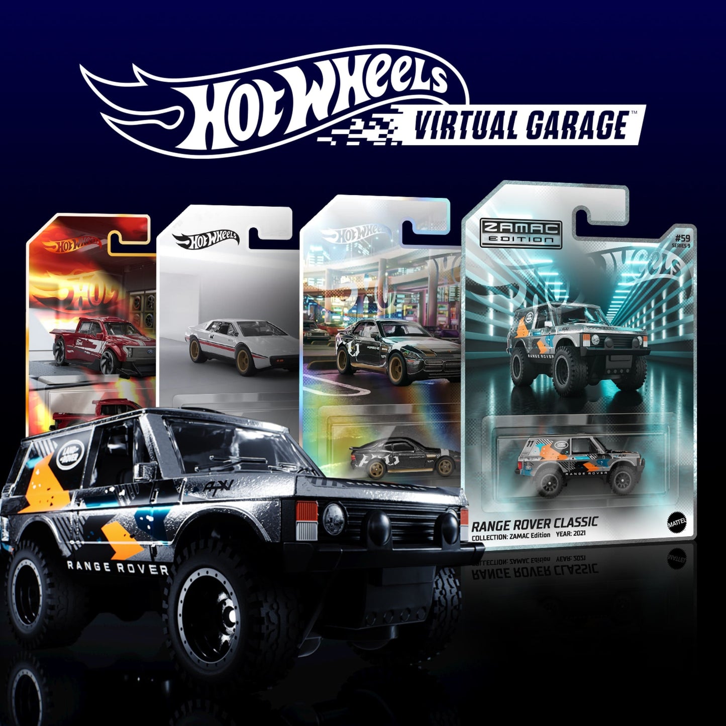 Hot Wheels Virtual Garage Series 9: Premium Pack of 5 Virtual Collectibles