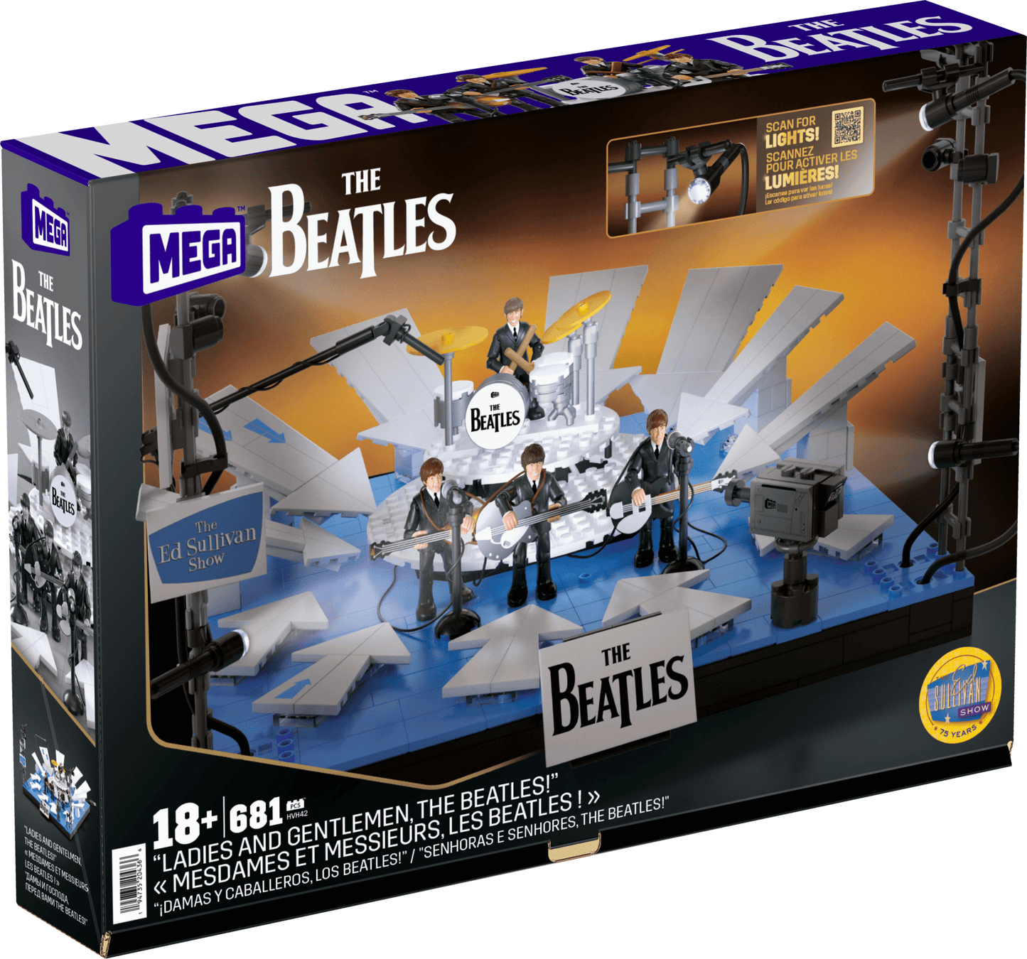 MEGA Showcase The Beatles 'Ladies and Gentlemen. The Beatles!' Building Toy Kit