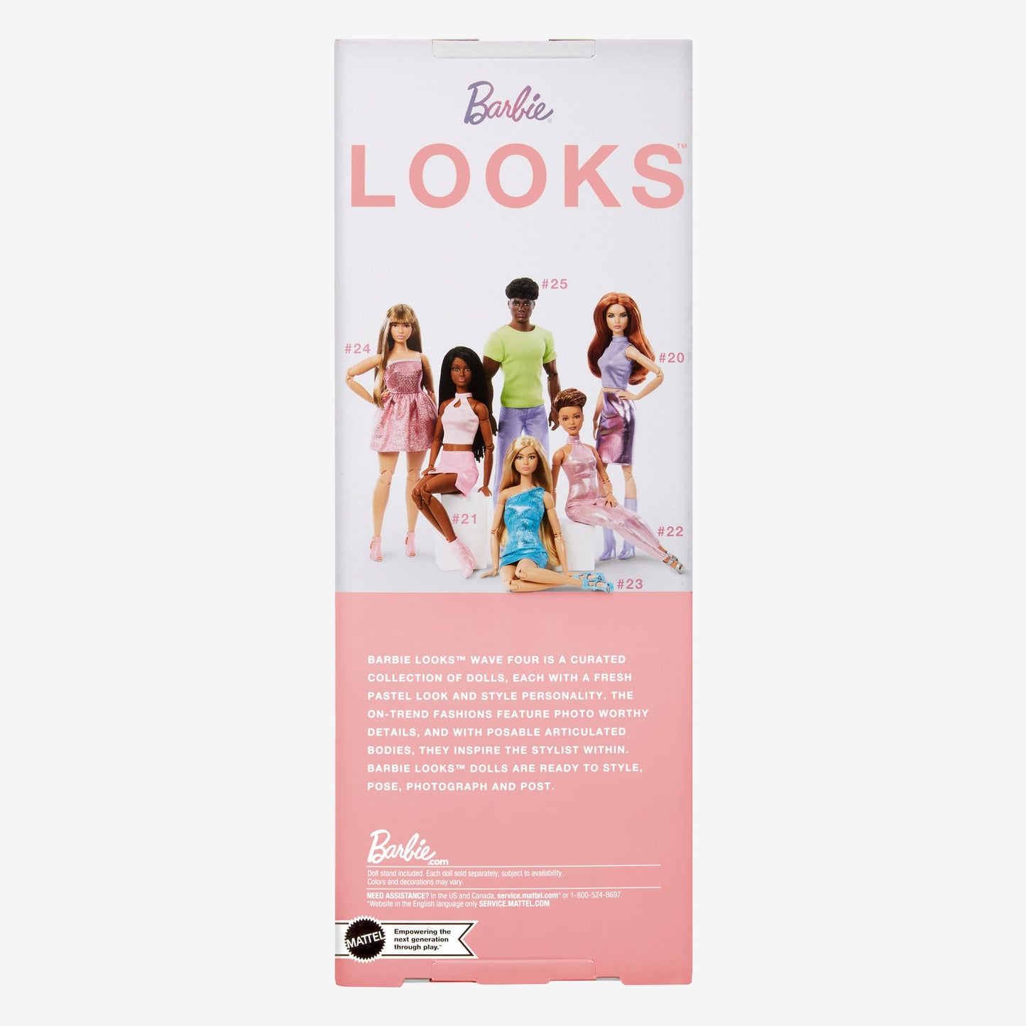 Barbie Looks Doll #22 (Petite. Short Auburn Hair)