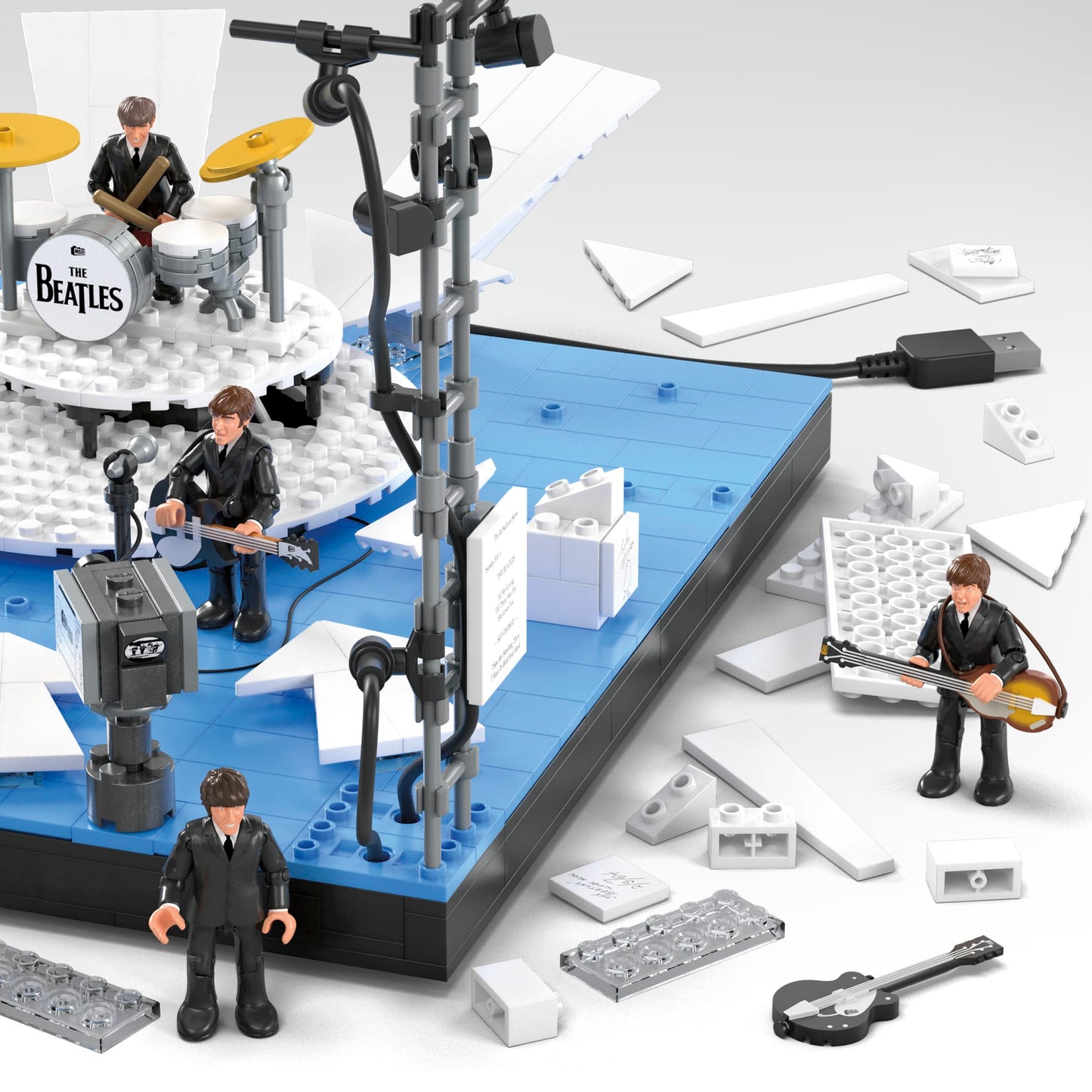 MEGA Showcase The Beatles 'Ladies and Gentlemen. The Beatles!' Building Toy Kit