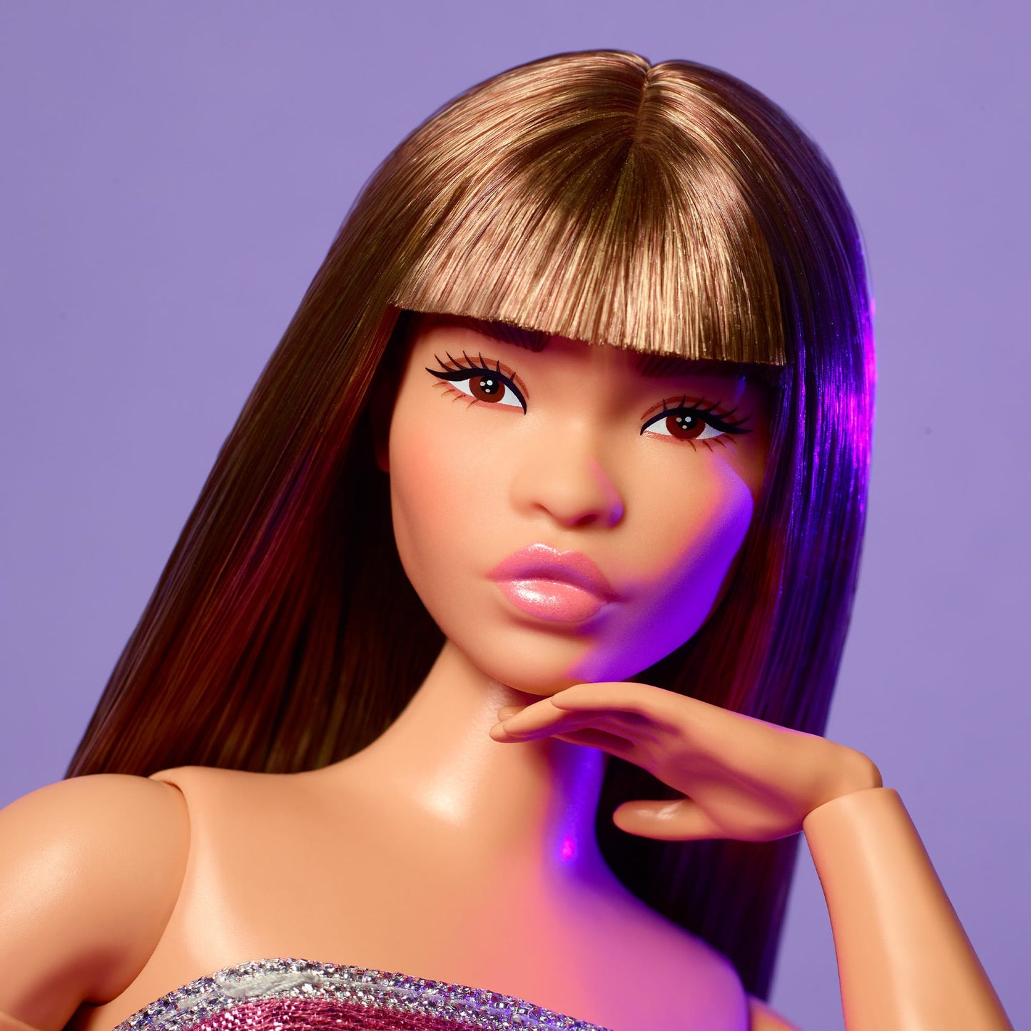 Barbie Looks Doll #24 (Curvy. Long Brown Hair)