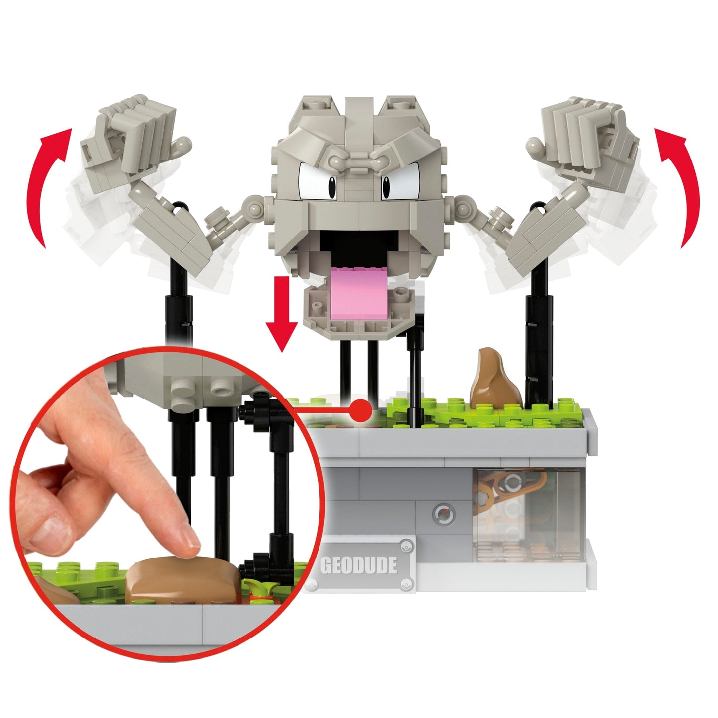 MEGA Pokémon Mini Motion Geodude Building Set
